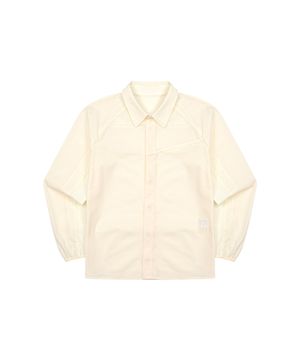 슬릿 포켓 셔츠 자켓_아이보리
