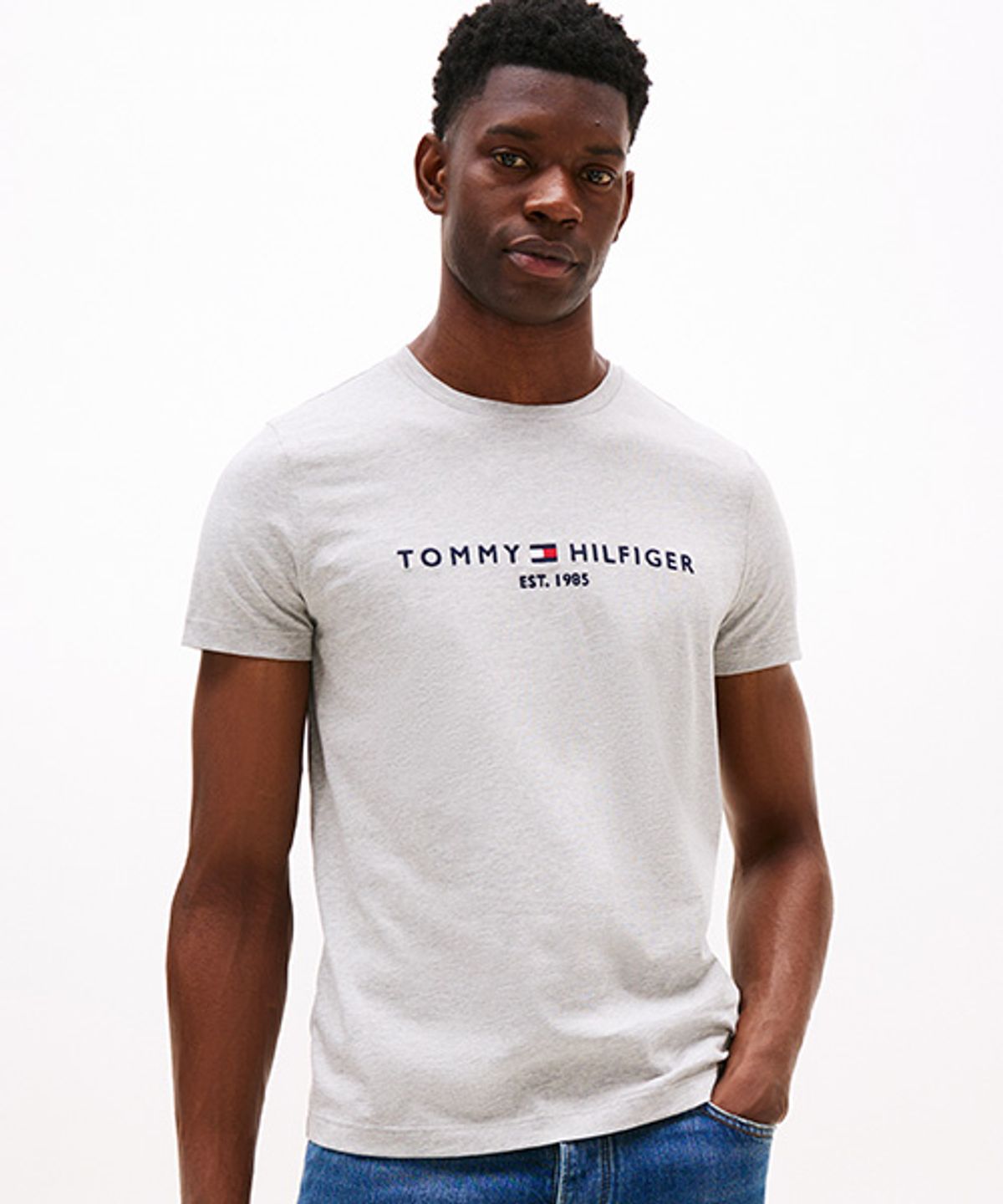 타미힐피거(TOMMY HILFIGER) 코어 로고 티셔츠 (T12G1TPO800MT3P01)