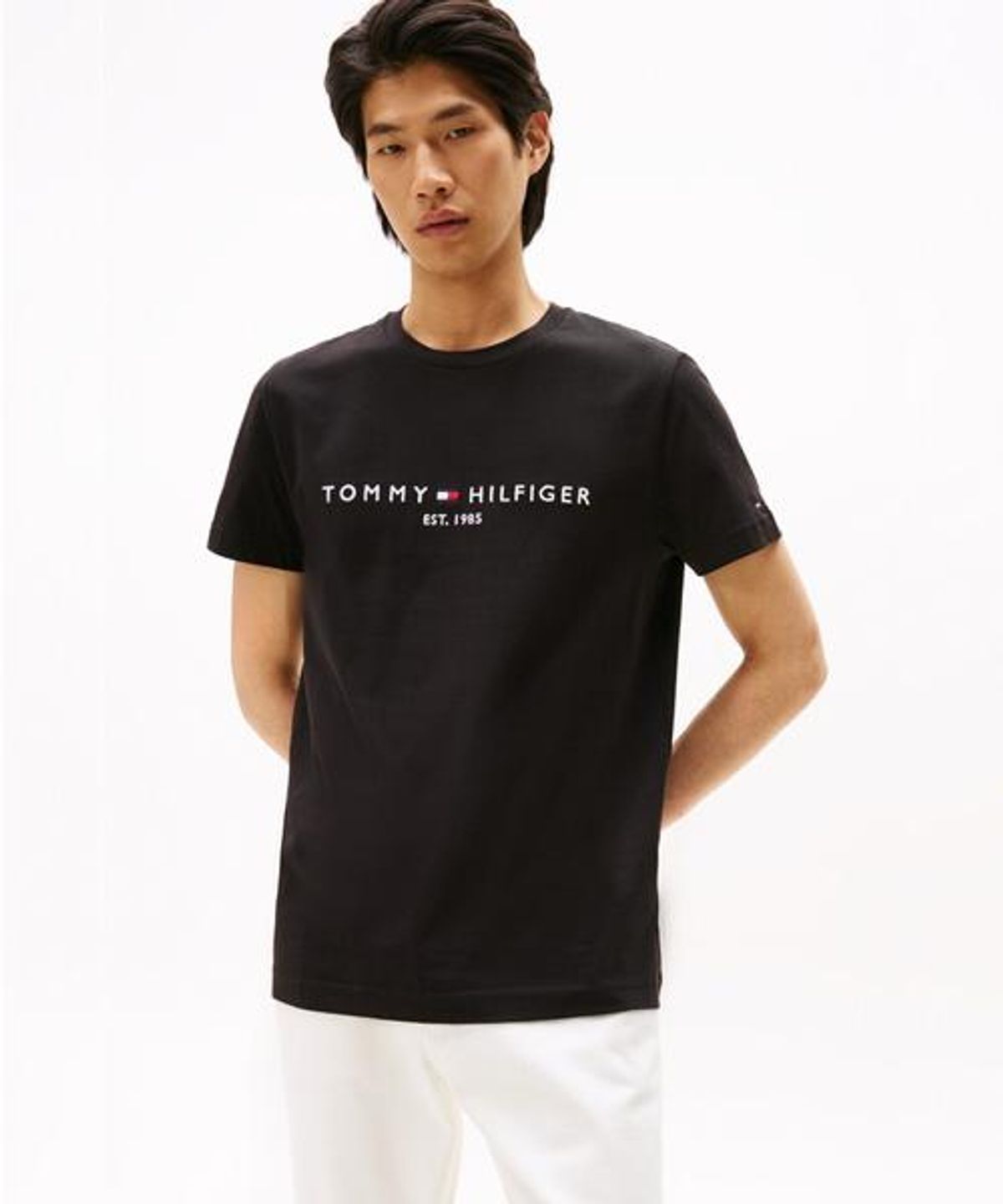 타미힐피거(TOMMY HILFIGER) 코어 로고 티셔츠 (T12G1TPO800MT3BDS)