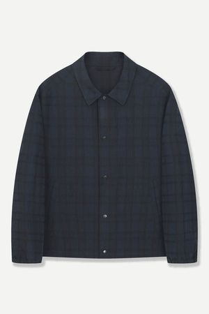 코튼린넨 체크점퍼 BNFSJP404NY