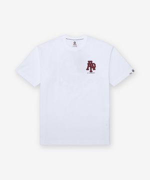 문페이스 카모 백로고 반소매 티셔츠 - 화이트 / AAPTEM1842XXQWHX