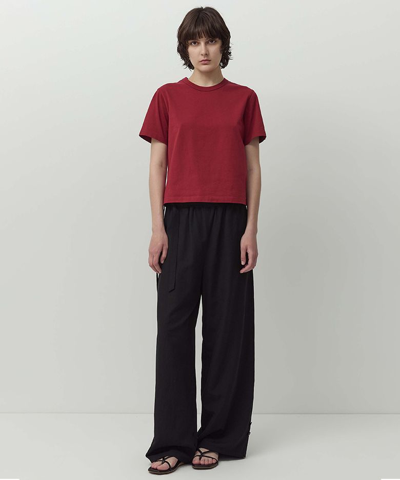 Essential 1/2 T-Shirt Crimson Red