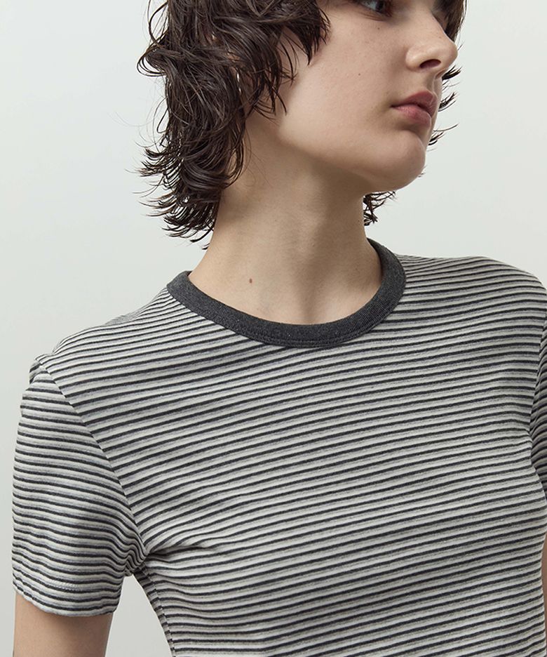 Mingle Stripe T-shirt Grey