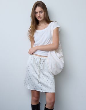 Flower Easy Bag (Ivory)