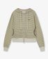 STRIPE HOODIE ZIP UP [GREEN]