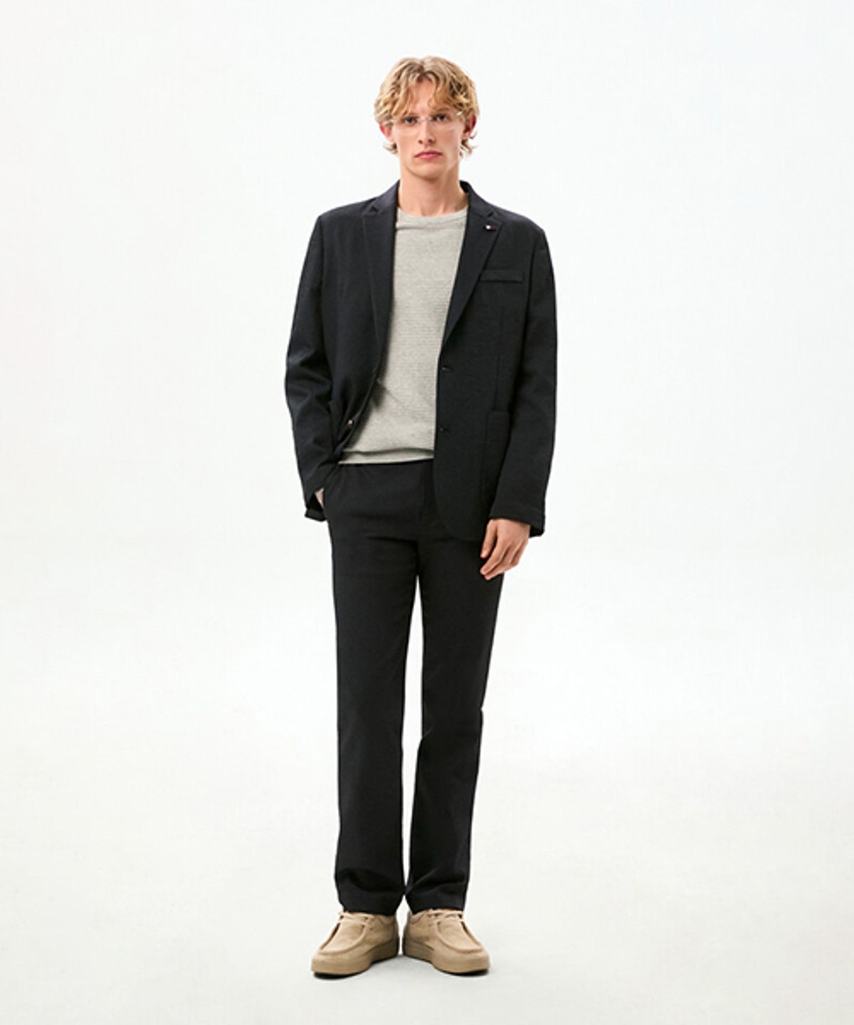 타미힐피거(TOMMY HILFIGER) 덴톤 텍스처드 팬츠 (T12G0WPC790ML1DW5)