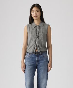 슈퍼소프트 미니 러플 베스트 탑_005A7-0000