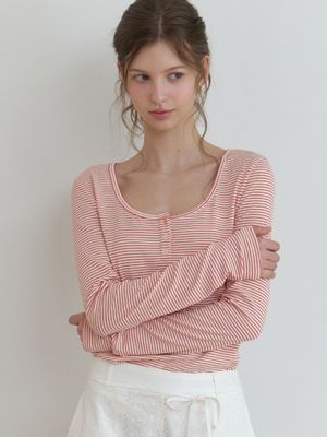 Lemo stripe t-shirt (red)