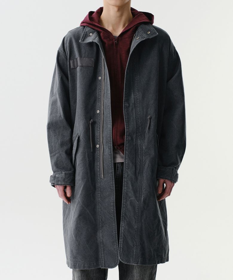 WASHED M65 FIELD JACKET (CHARCOAL)