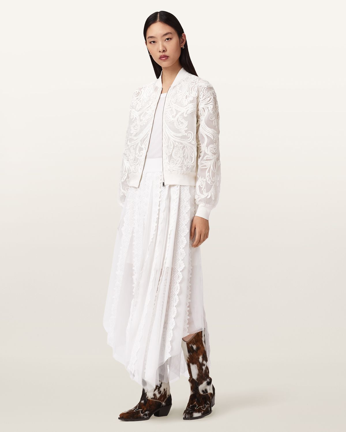 올세인츠(ALLSAINTS) 바슈티 스커트 W104RE-437