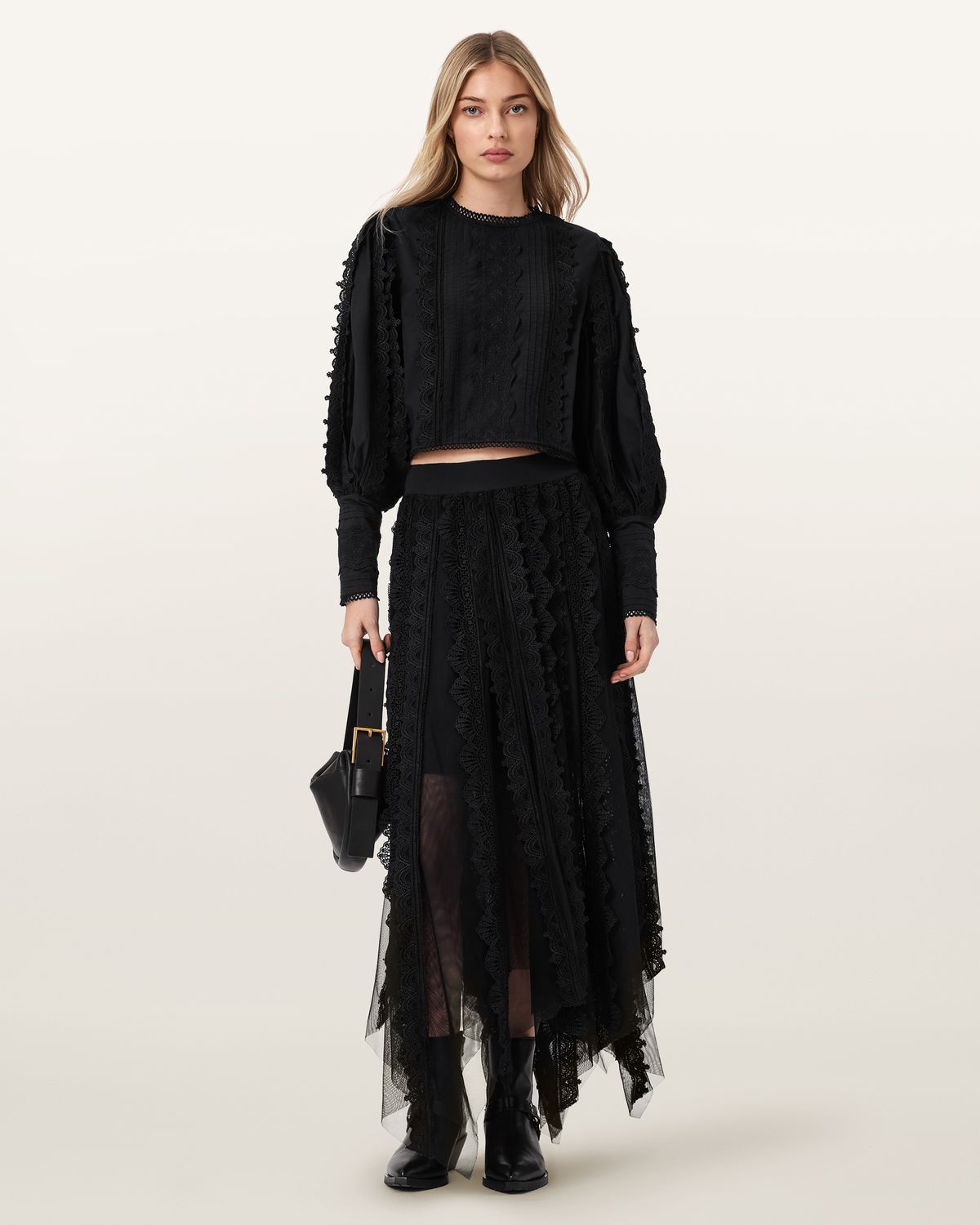 올세인츠(ALLSAINTS) 바슈티 스커트 W104RE-5