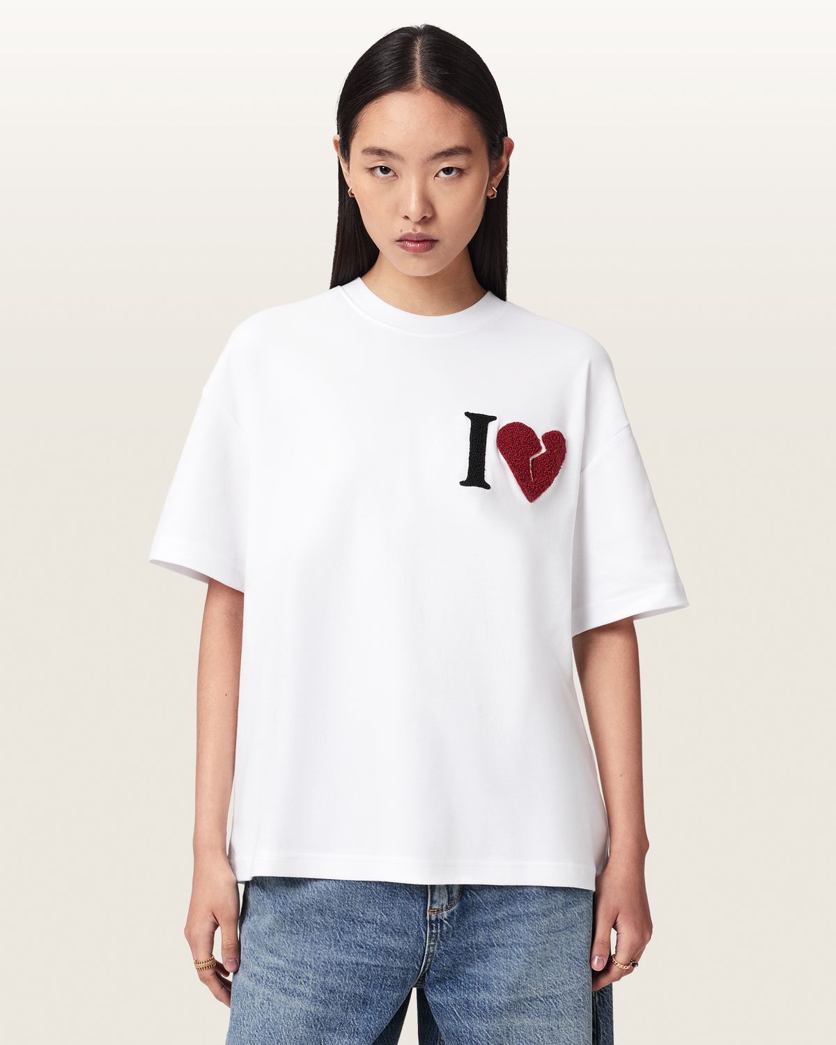 올세인츠(ALLSAINTS) 하트 에타 티셔츠 W082JE-437