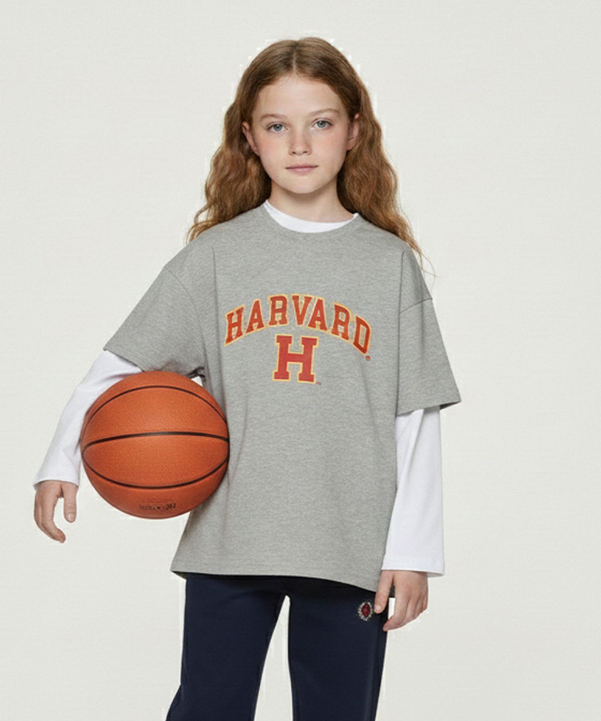 하버드 키즈(HARVARD KIDS) 스쿨 레이어드 티셔츠 B6S006