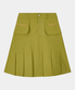 윙포켓 플리츠 스커트 올리브