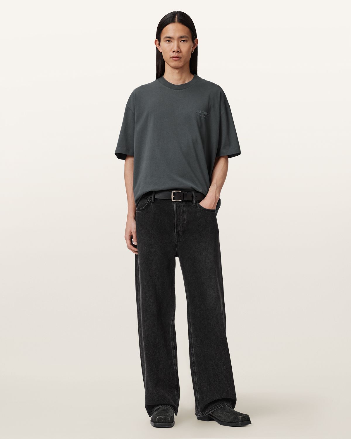 올세인츠(ALLSAINTS) 잔더 크루 티셔츠 M030JC-10243