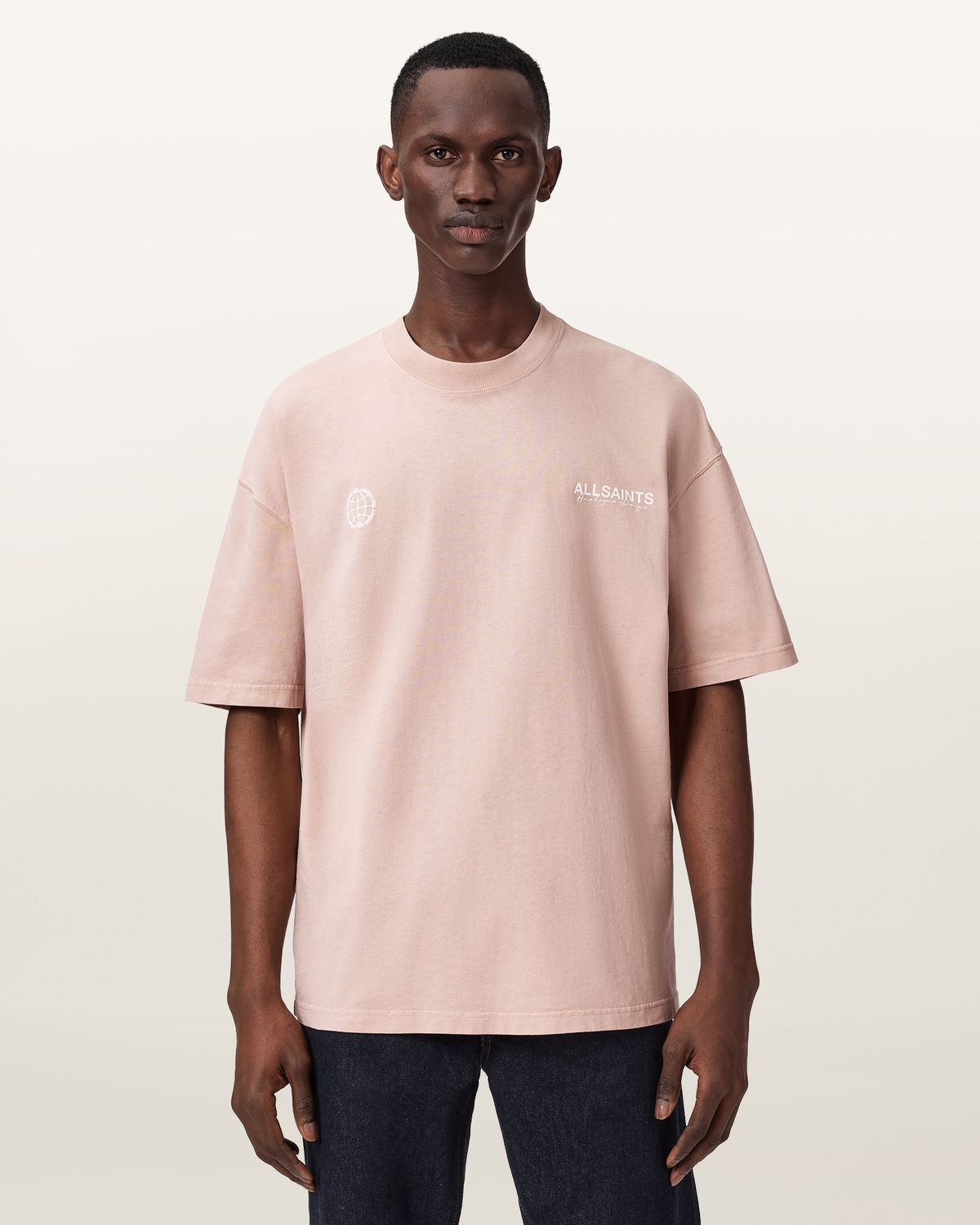 올세인츠(ALLSAINTS) 엠블럼 크루 티셔츠 M006PE-10261