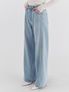 Shape Curved Denim pants - Light Blue