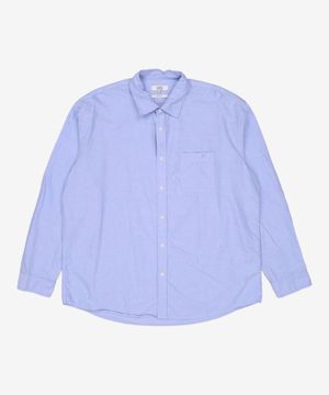 릴렉스 핏 옥스포드 셔츠 [블루] XXXL