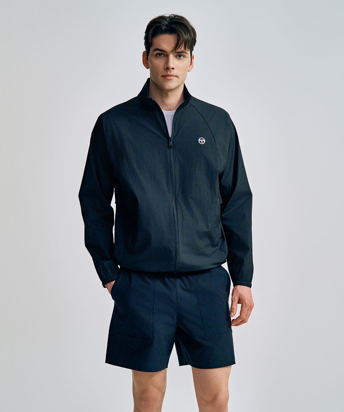 세르지오 타키니(SERGIO TACCHINI) M 쿠쉬라이트 경량 바람막이 (Black)