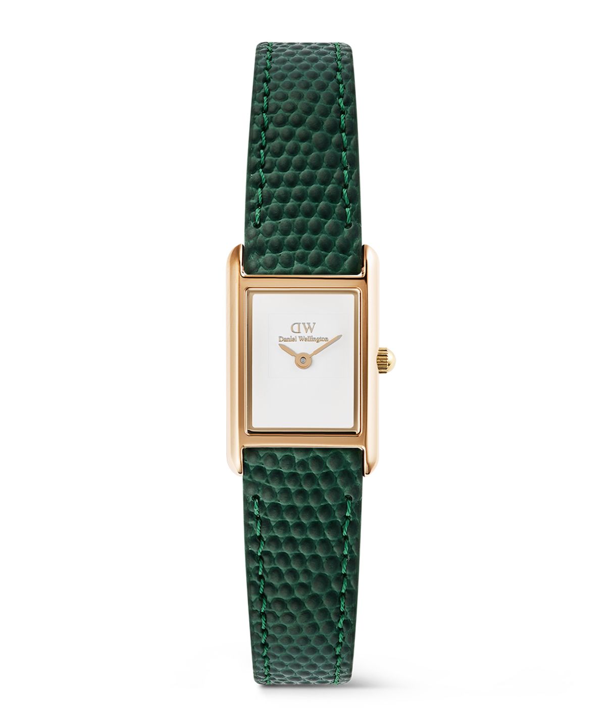 다니엘 웰링턴(DANIEL WELLINGTON) BOUND MINI GREEN LIZARD 로즈골드 포인트 여자손목시계