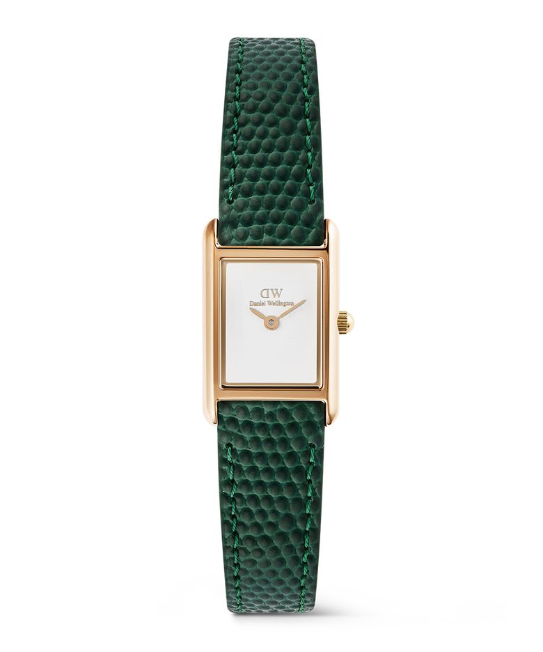 BOUND MINI GREEN LIZARD 로즈골드 포인트 여자손목시계