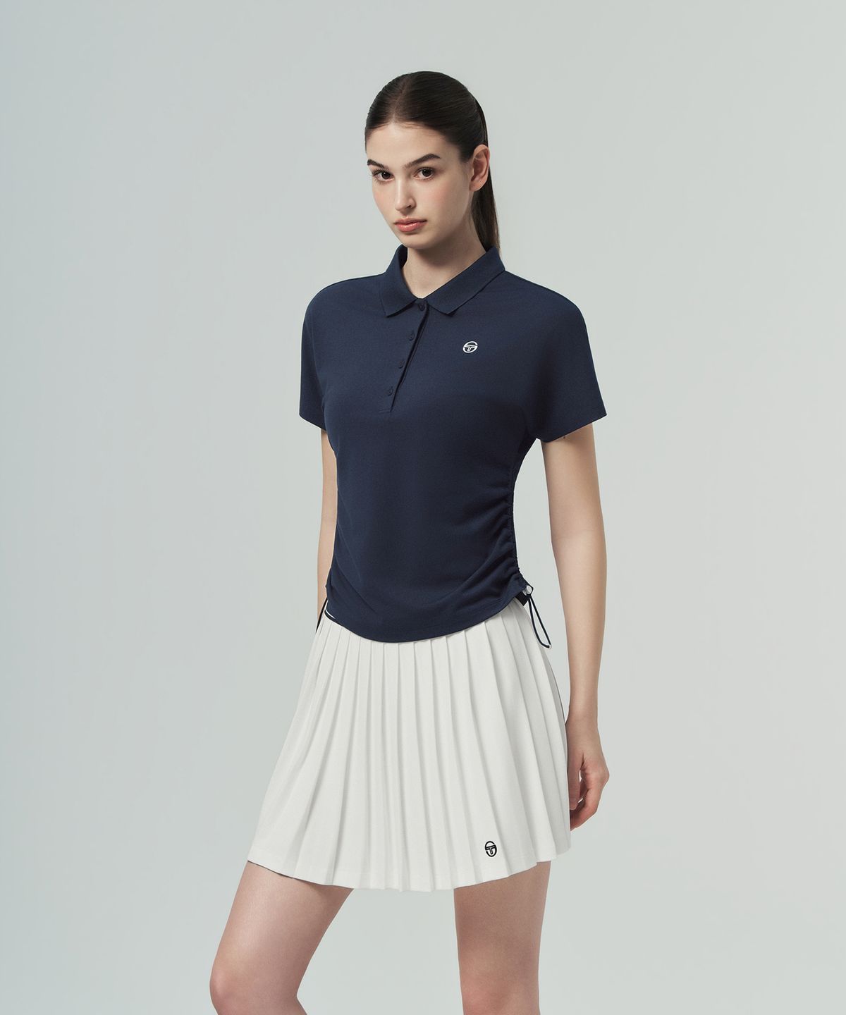 세르지오 타키니(SERGIO TACCHINI) W 돌먼 사이드 스트링 플레잉 폴로 (Navy)