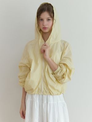Dery shirring jumper (yellow)