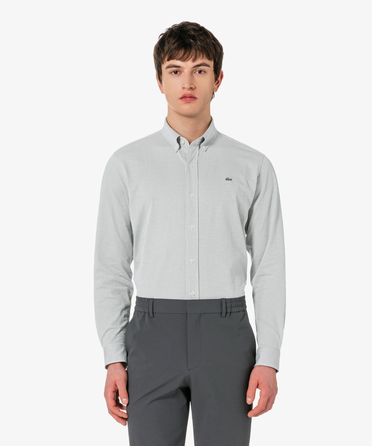 라코스테(LACOSTE) 남성 저지 스트라이프 셔츠 CH542E-56G ACZ