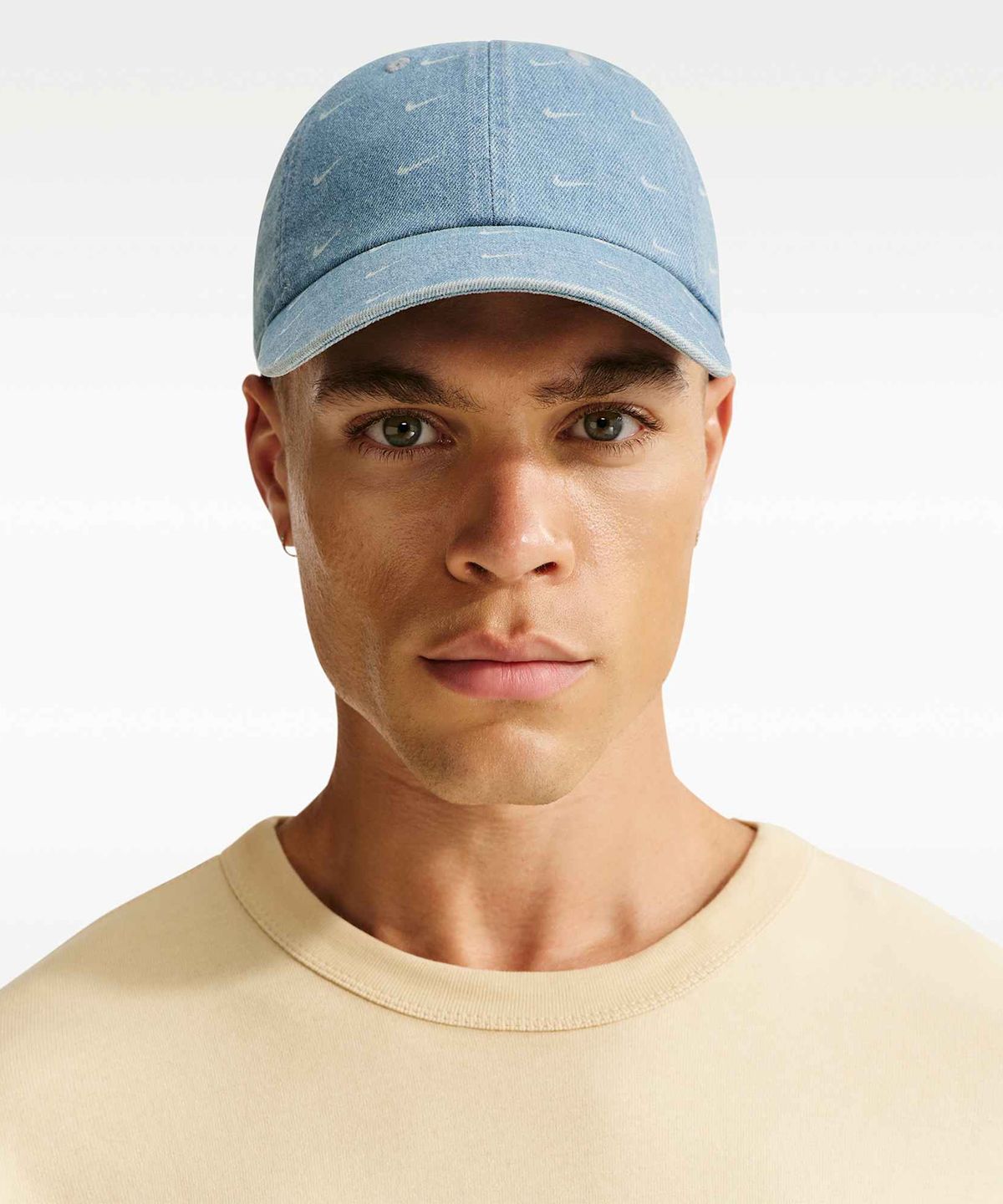 나이키(NIKE) 클럽 언스트럭처 데님 캡 - 에게안 스톰:썬더 블루:화이트 / HQ0360-429