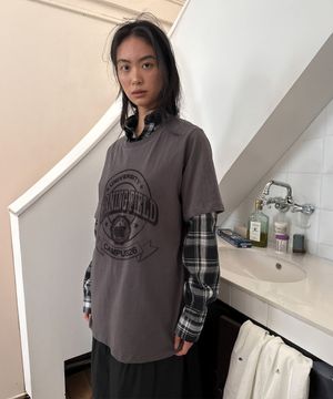 VINTAGE CAMPUS TEE (grey)