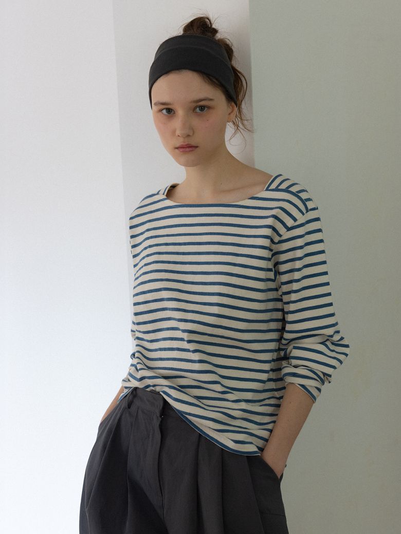 Pauline Stripe T-shirt (Blue)