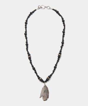 Feather Beaded Necklace