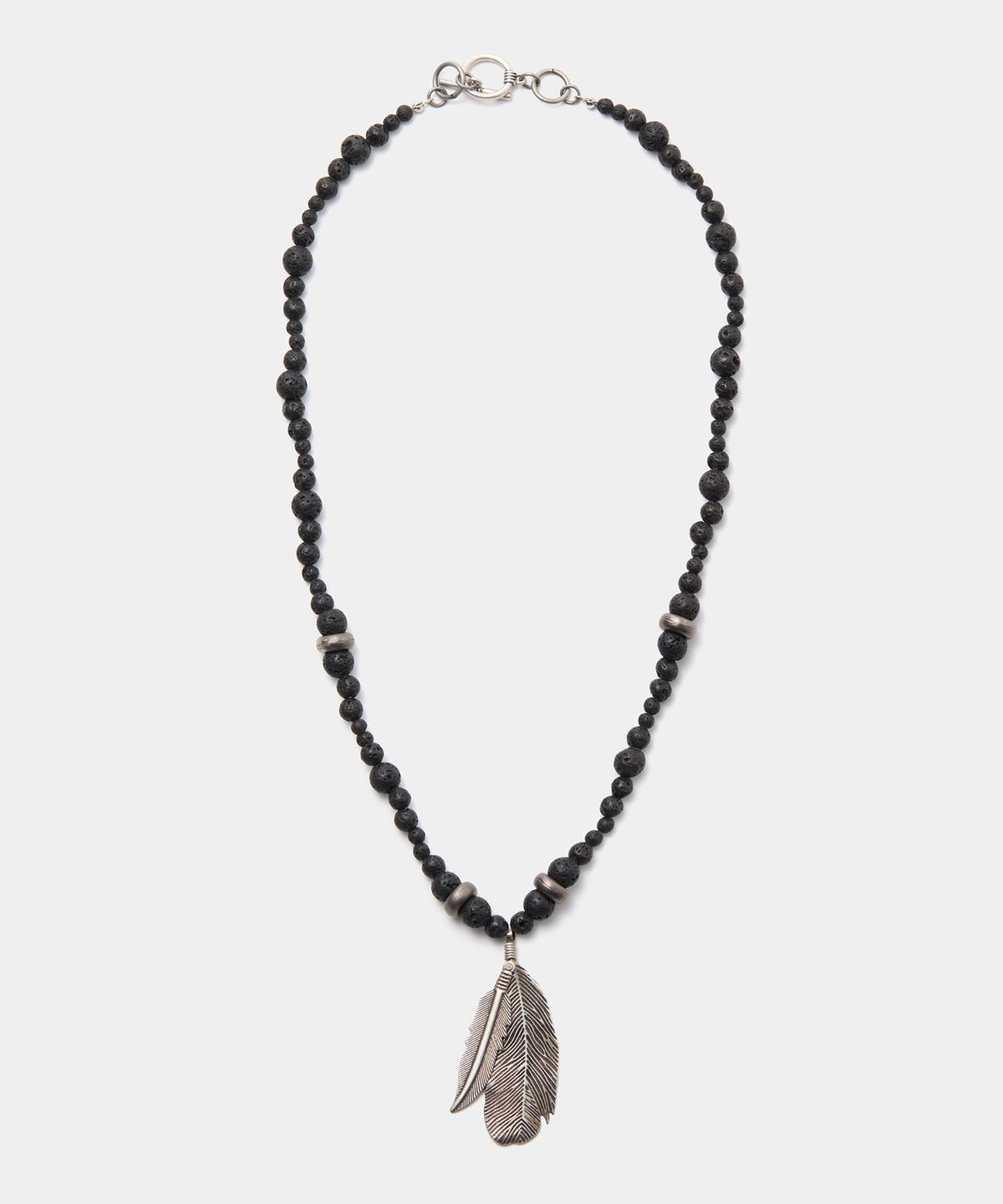 디앤에스알(DNSR) Feather Beaded Necklace