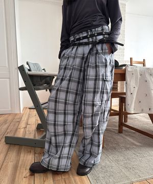 WAIST STOPPER CARGO PANTS (mix2)