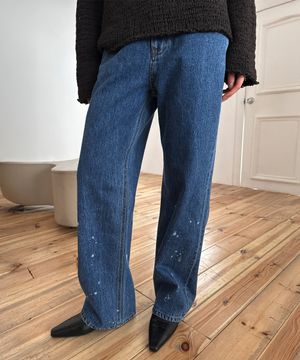 SPLASH DENIM PANTS (blue)