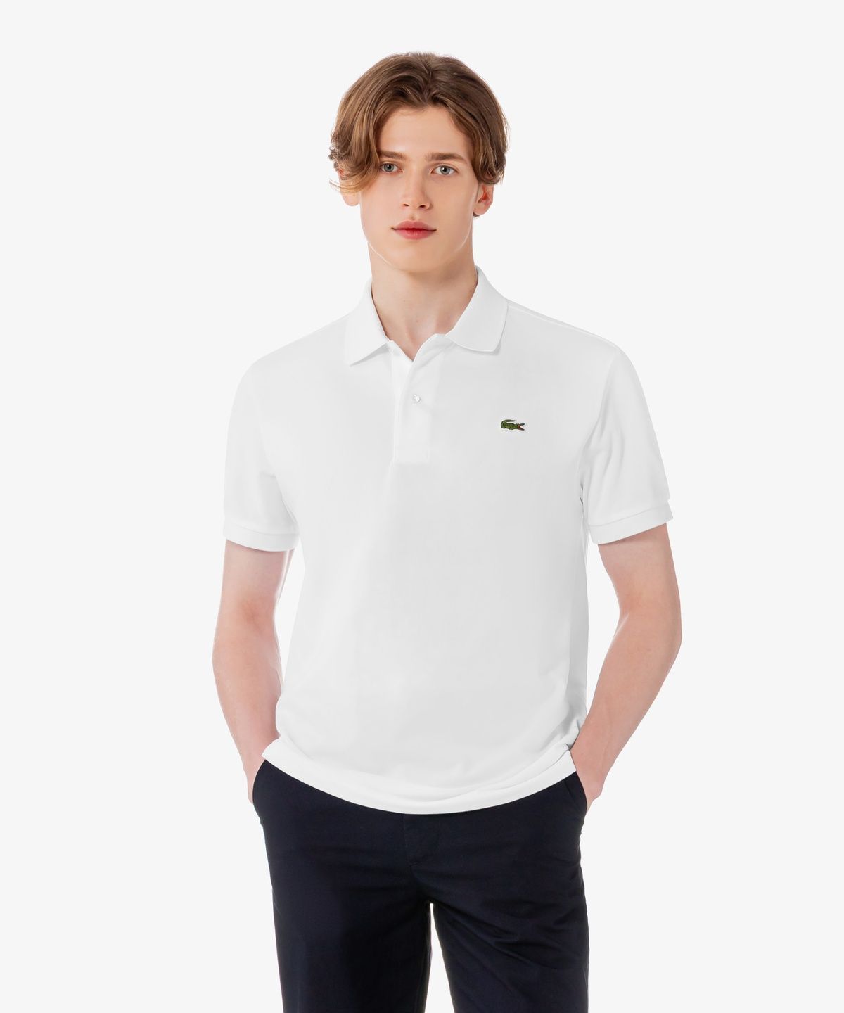 라코스테(LACOSTE) 남성 프렌치 레귤러핏 베이직 폴로 셔츠 PH731E-56G 001