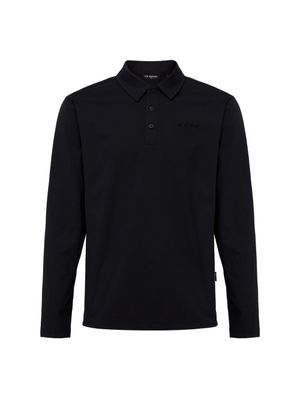 ECRU (에크루) 남성 잠재권축 긴팔 폴로 티셔츠_Black