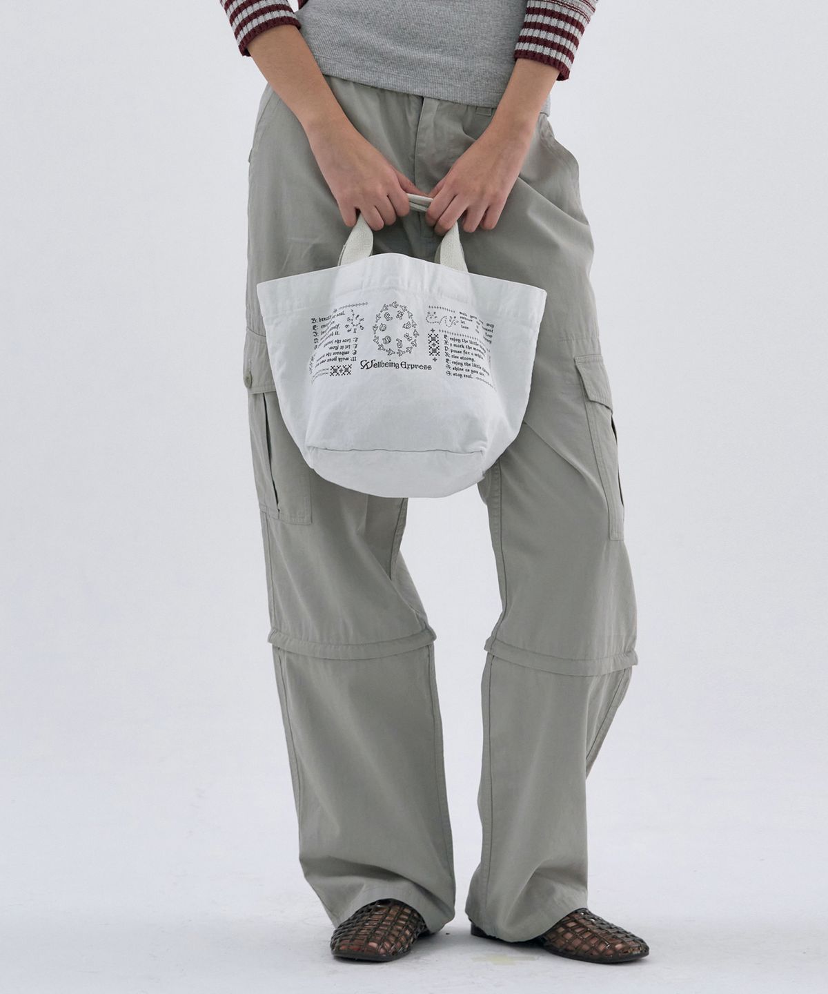 웰빙익스프레스(WELLBEING EXPRESS) Message Mini Eco Bag White