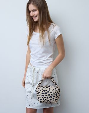 Leopard Pouch Bag (Beige)