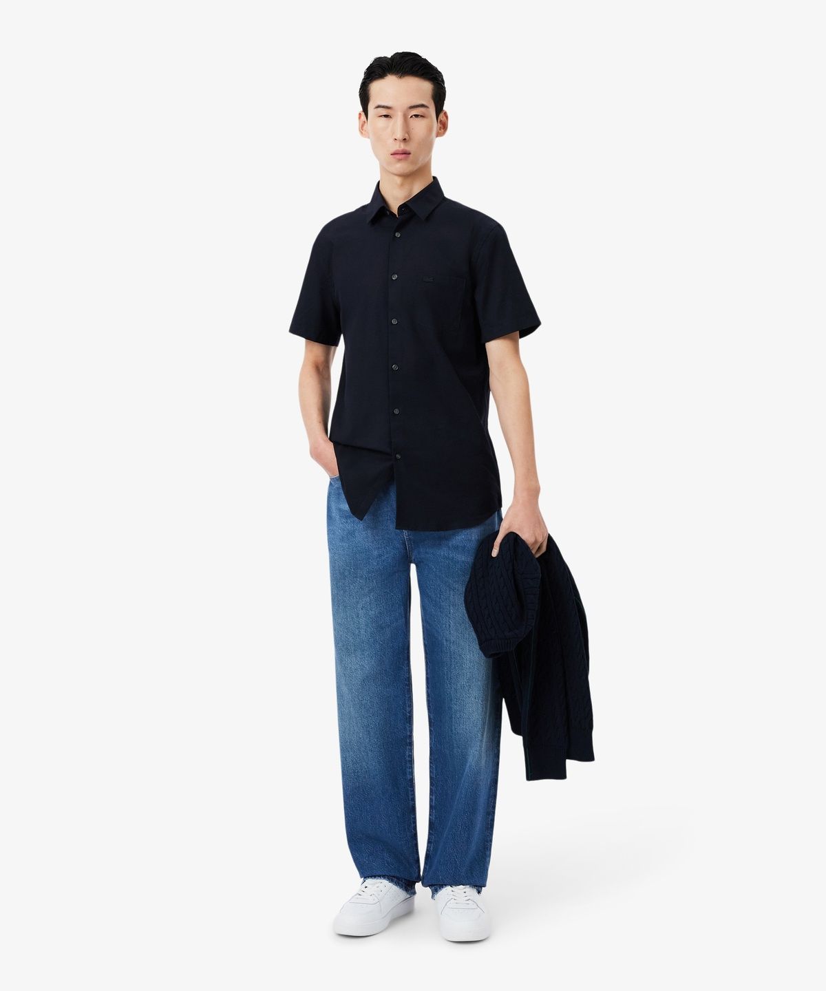 라코스테(LACOSTE) 남성 스트레이트 핏 데님 팬츠 HH7483-56G MK9