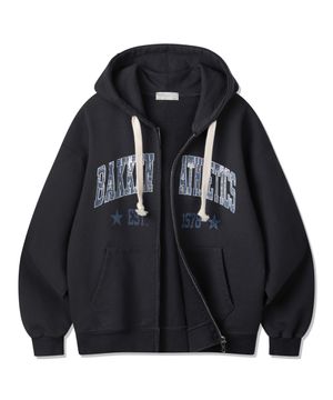 ATHLETICS 투웨이 후드집업 BK7979_차콜