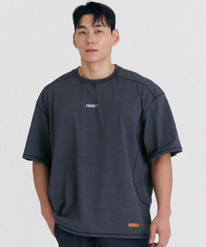 에어드라이 러닝 숏슬리브 AM1216 BL