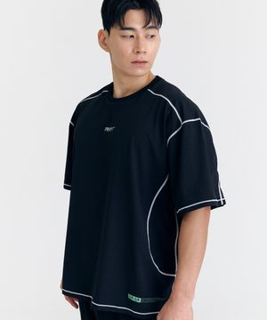 에어드라이 러닝 숏슬리브 AM1216 BK