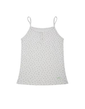 All Day Button Camisole (White)