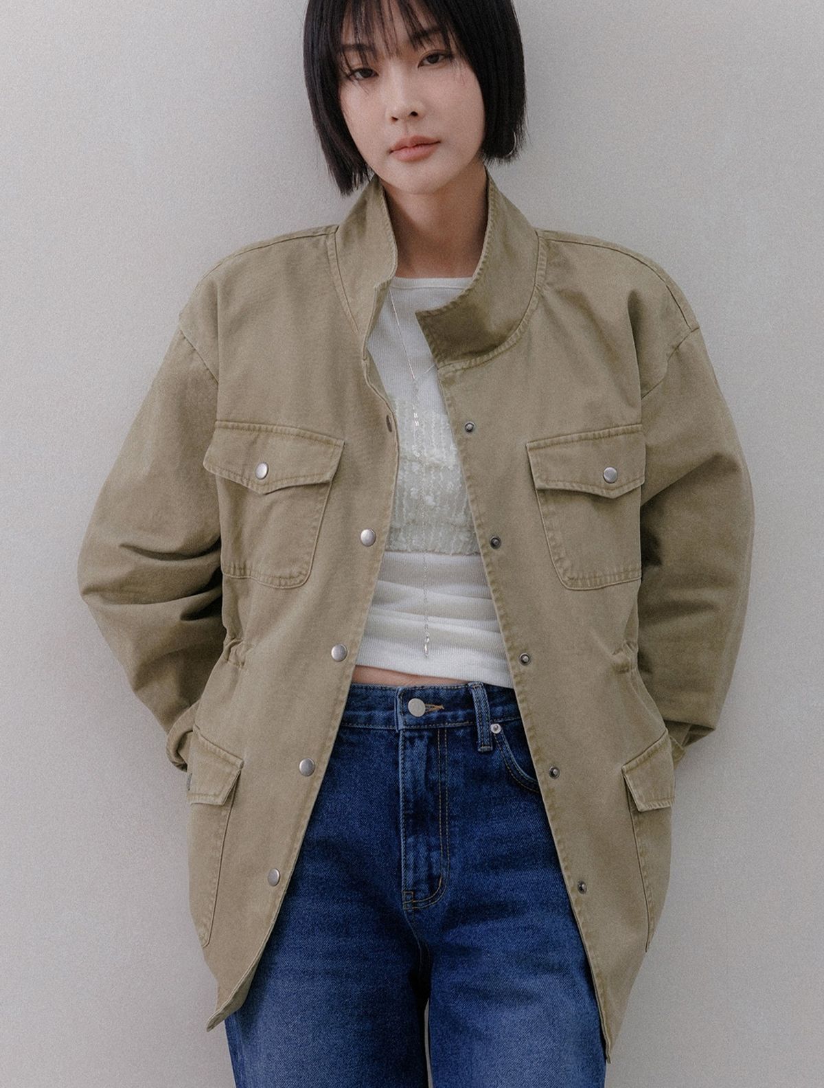 메무아(MEMUA) 사일런트 워시드 자켓