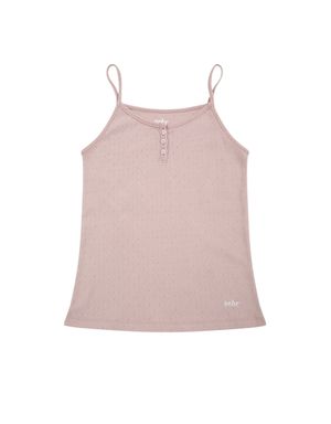 All Day Button Camisole (Baby Pink)