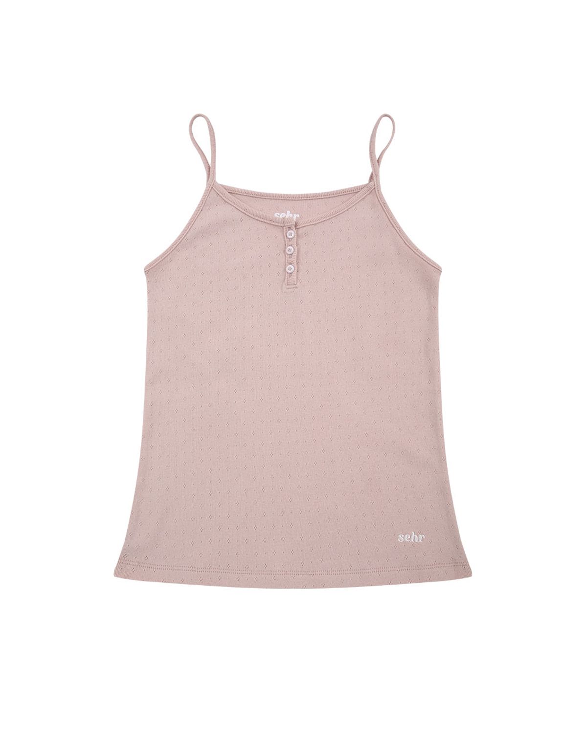 세르(SEHR) All Day Button Camisole (Baby Pink)