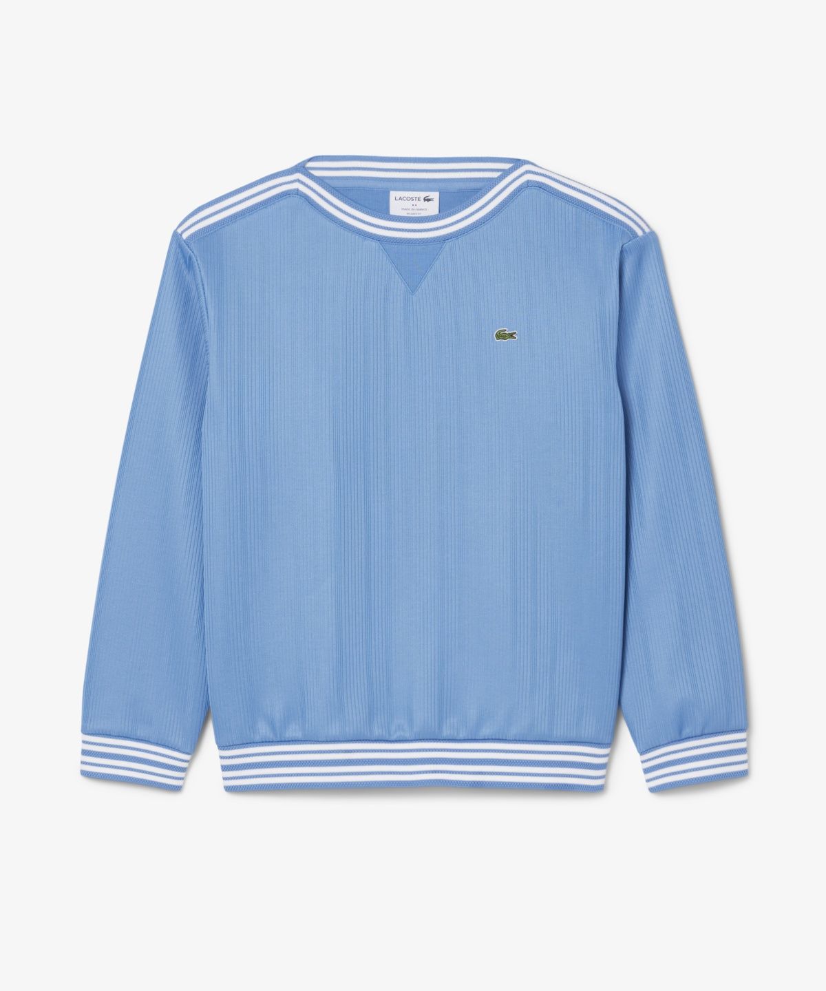 라코스테(LACOSTE) 여성 MIF 변형 립조직 스웻 셔츠 SF9830-56G 2QB