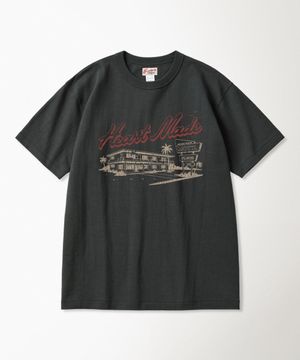 Heart Made Motel Loopwheeled Graphic Tee Vintage Black