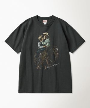 West Romance Loopwheeled Graphic Tee Vintage Black